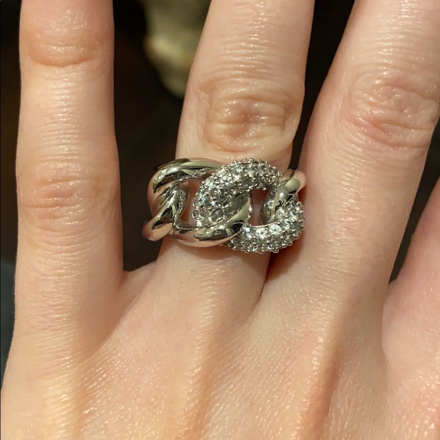Swarovski Infinity Ring